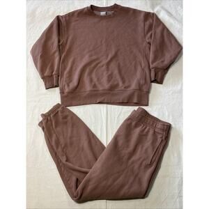 TNA Fleece Fit Pants And Hoodie Full Zip Men’s Size Small Shirt/Medium Pants